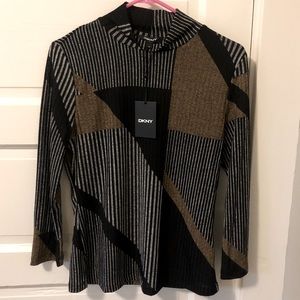 DKNY pattern blouse - Size M